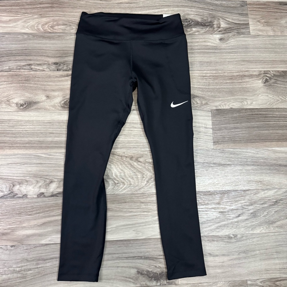 NWT Nike Fast Tight Fit Mid Rise Crop Length Tight Athletic Legging Size Small
